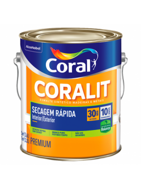 ESMALTE CORAL BRANCO ACETINADO- 3,6L