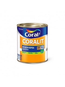 ESMALTE CORAL BRANCO ACETINADO- 0,9L