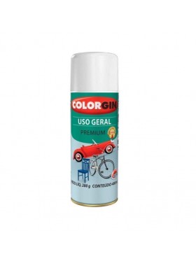 SPRAY USO GERAL PREMIUM BRANCO BRILHANTE-COLORGIN - 400ML