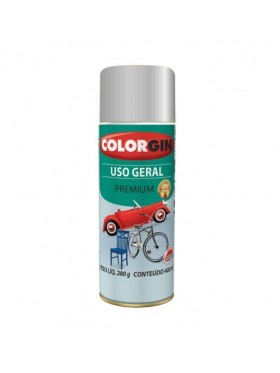 SPRAY USO GERAL PREMIUM PRATA REAL -COLORGIN - 400ML