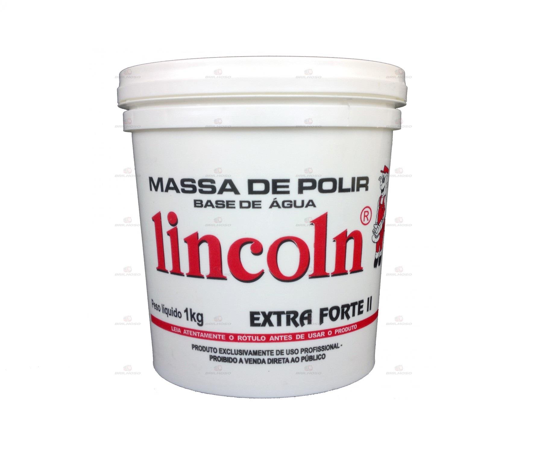 Massa de Polir nº2 Extra Forte 1kg Lincoln